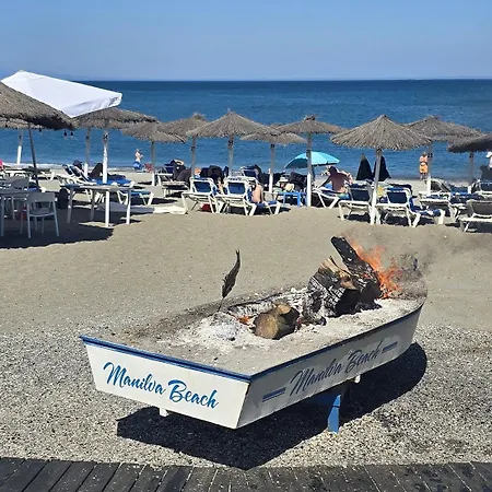 Family 400 Meters From The Beach, With Internet And Pool Apartment Manilva